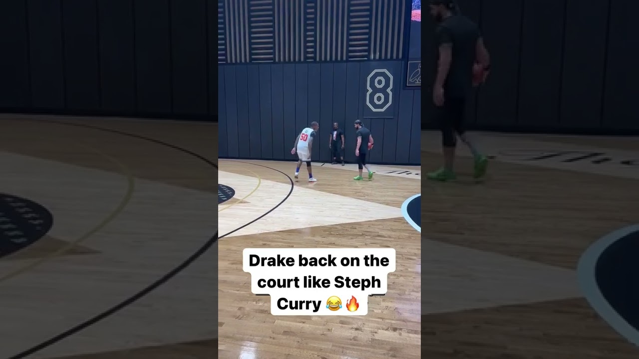 Drake Back on the Court Like Steph Curry!!