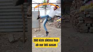 360 Kick Kaise Sikhe? Sirf 5 Minute Mein! #Shorts #MartialArts #Fitness