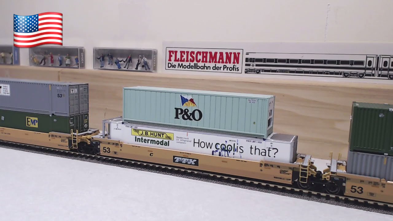 DCCTRAIN Live how it is working Scale Trains HO CIMC 53’ Reefer