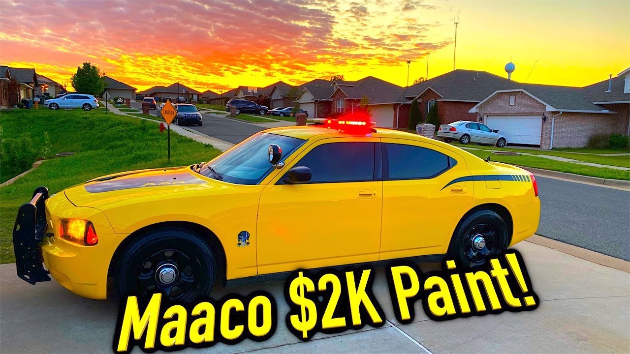 Copart 2K 2009 Dodge Charger R/T PPV Police Car gets 2K Maaco Paint job!! YouTube