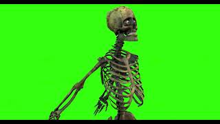SKELETON #20  || GREEN SCREEN || 4k || ANIMATION  || FREE 3D screenshot 3