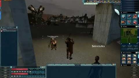 Anarchy online: 200 lvl froob crat VS Trash King