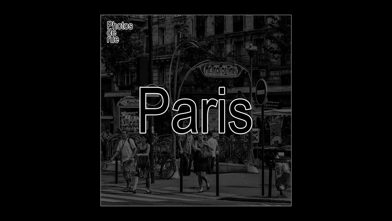 Photos de rue à Paris