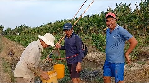 Kích cá theo mương vườn quá bất ngờ trúng đậm vào những phút cuối