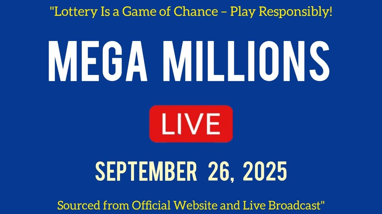 Mega Millions Drawing Results (Live) - Friday 26 Sep 2025