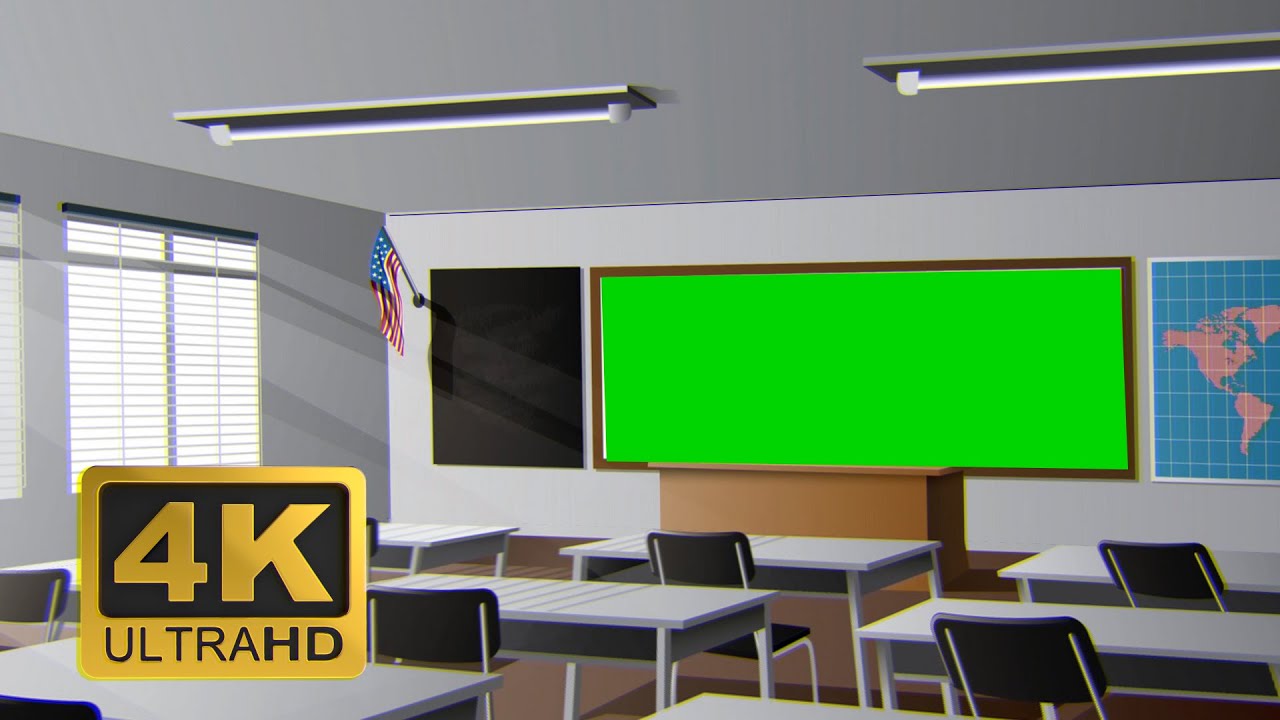 presentation board green screen