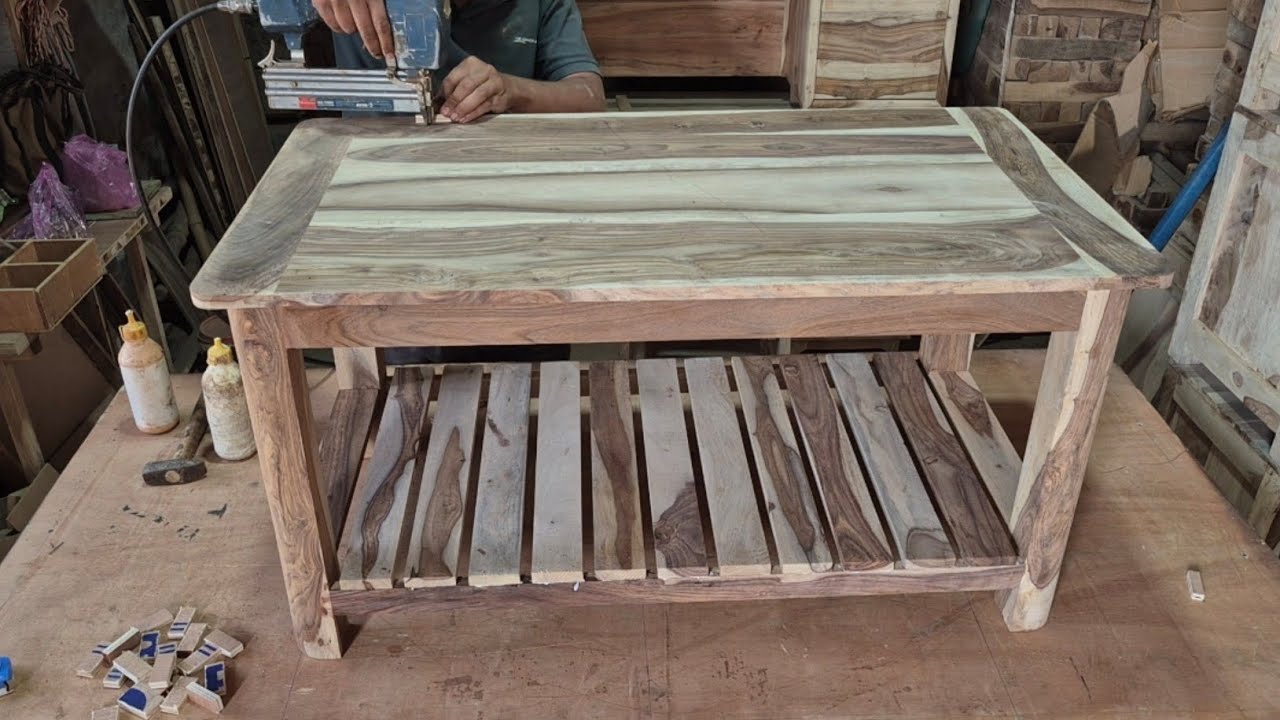 Impressive coffe table making process | product made from rosewood.! Wooden point #wood #furniture 