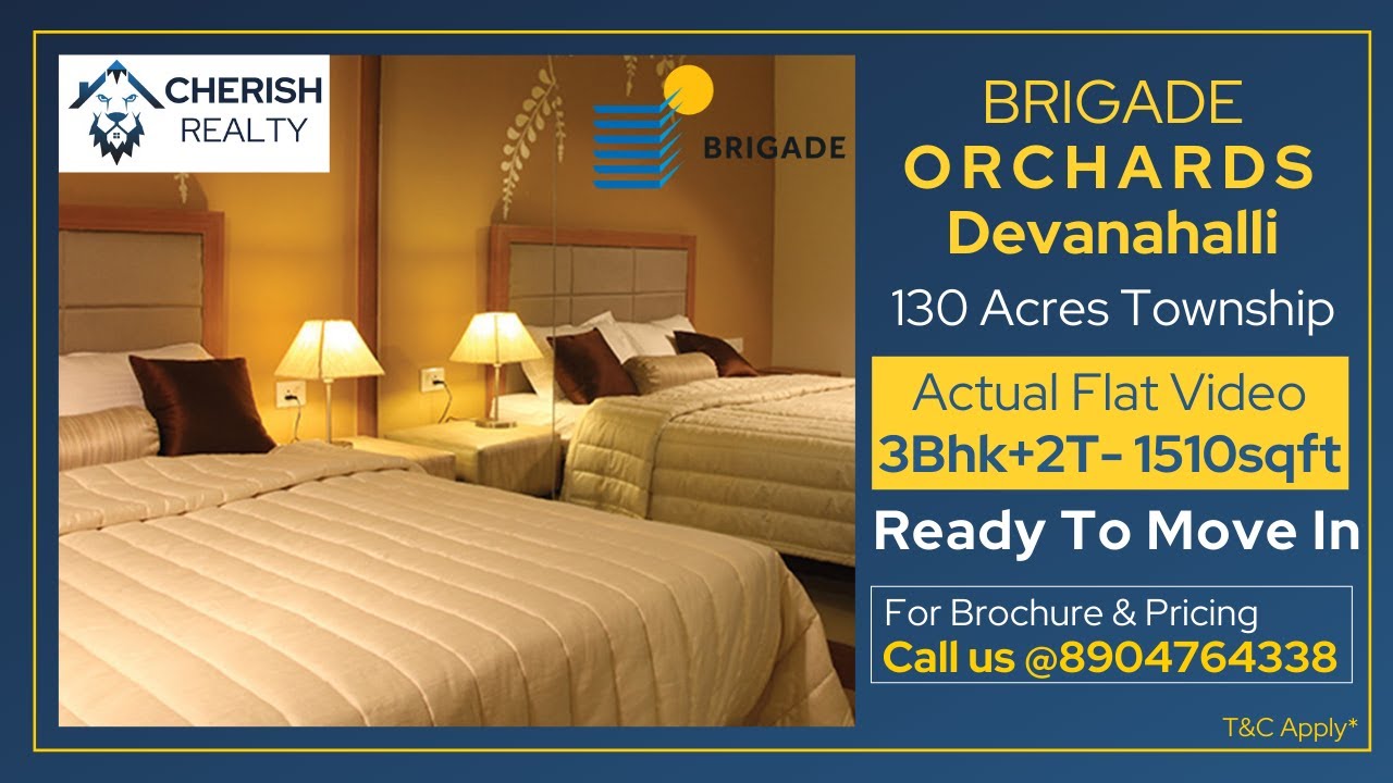 Brigade Orchards | Actual Flat Video | +918904764338 | North Bangalore