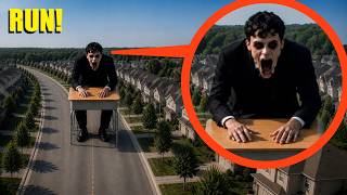 If you ever see him floating like this... DRIVE AWAY FAST! (It's very bad)