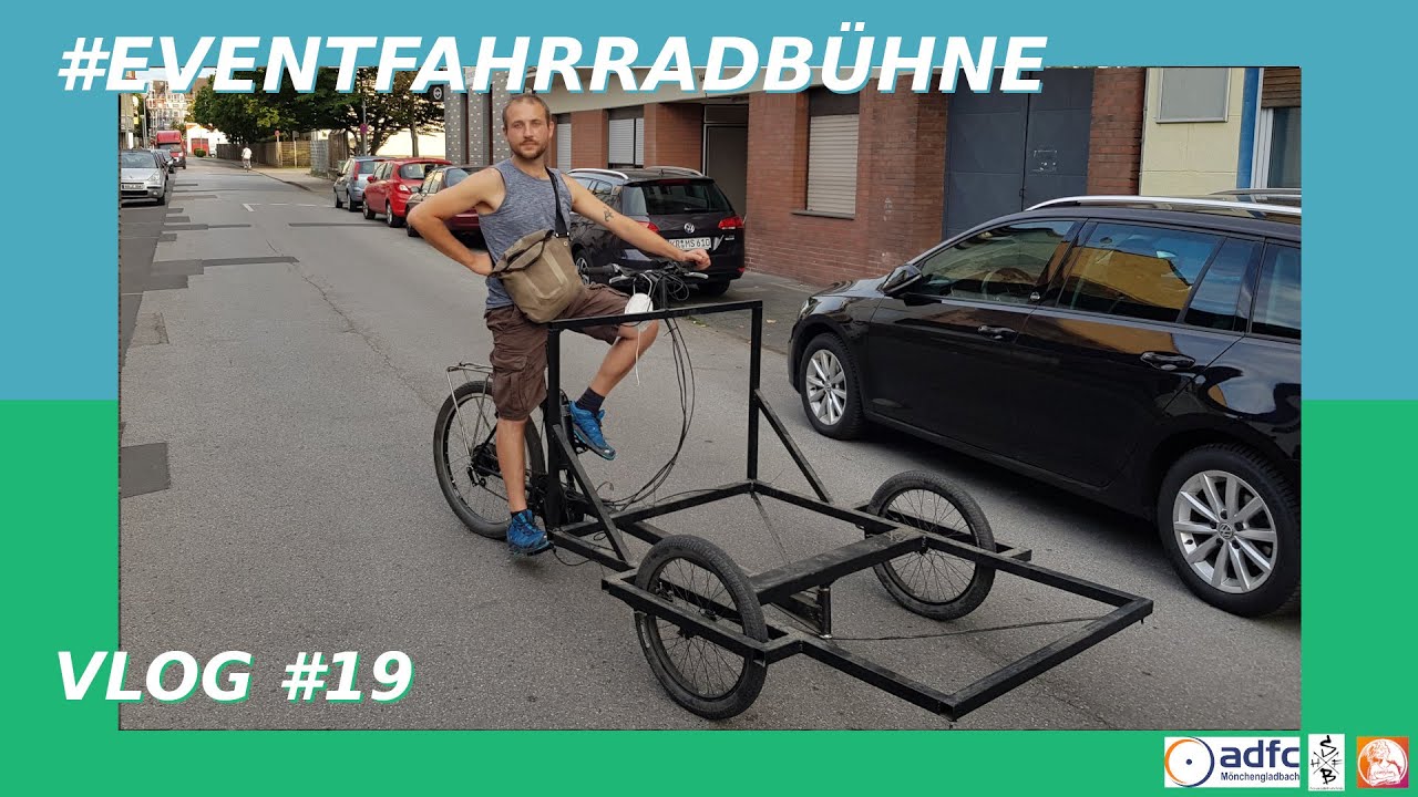 die erste Probefahrt (E-Bike): EVENT-FAHRRADBÜHNE VLOG #19