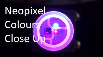Neopixel (ws2812b) Colours Close up - Baba Awesam