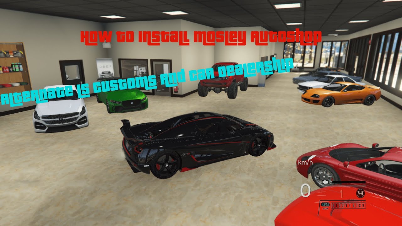 How To Install Mosley Autoshop For GTA V (Autoshop And Alternative Los Santos Customs)