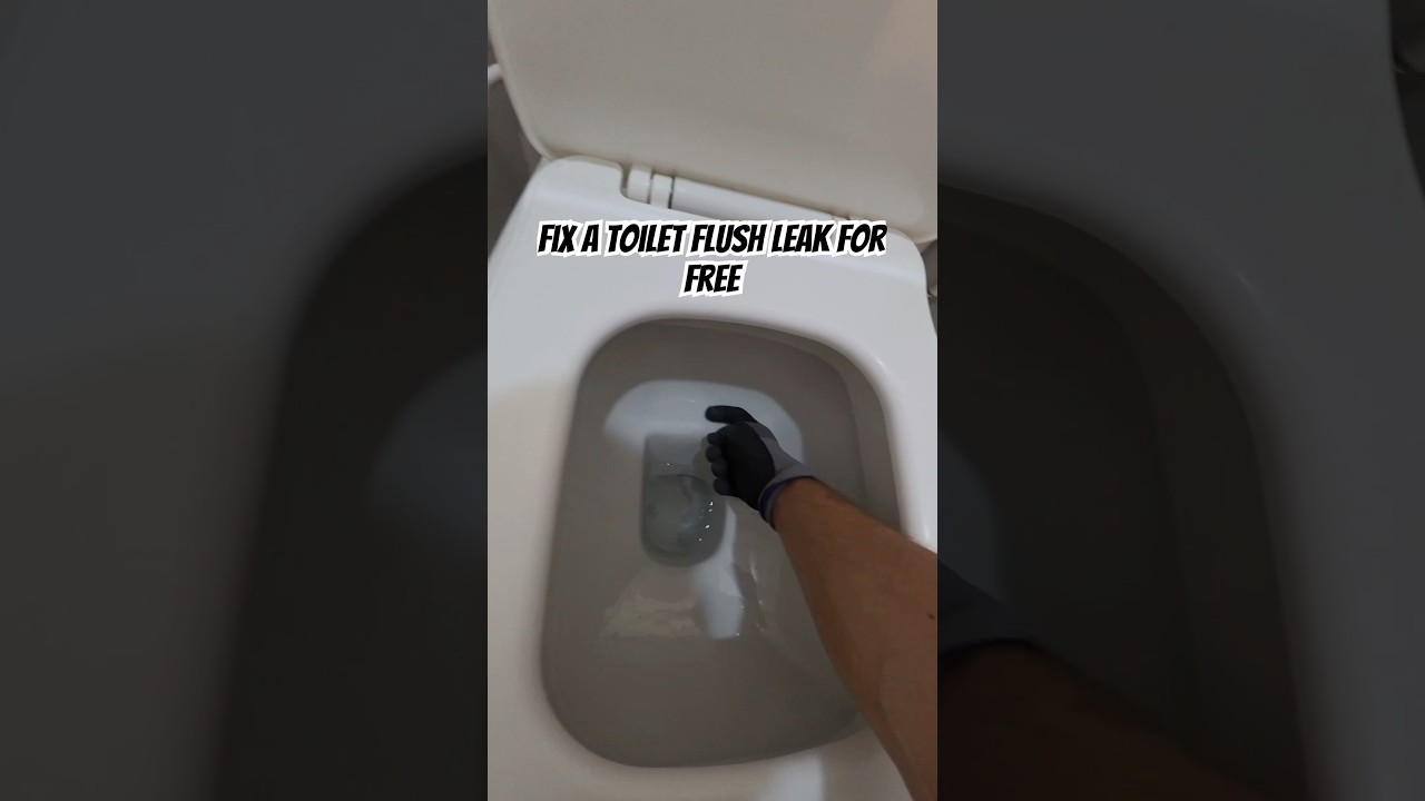 Fix a Toilet Flush Leak for Free
