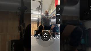 3x135 Cleans #crossfit