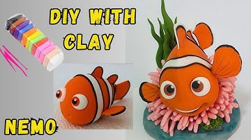 How to Make Clay Fish 🐠 | DIY Finding Nemo & Goldfish | Cute Clay Art Tutorial