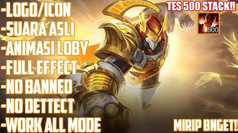 Script skin Aldous m1 terbaru test 500 stack with voice Full effect patch luo yi mirip kek aslinya