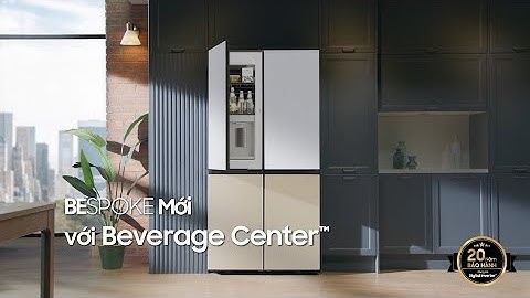 Tủ lạnh Bespoke với quầy Beverage Center sành điệu | Samsung