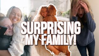 SURPRISING MY FAMILY! They had NO idea!