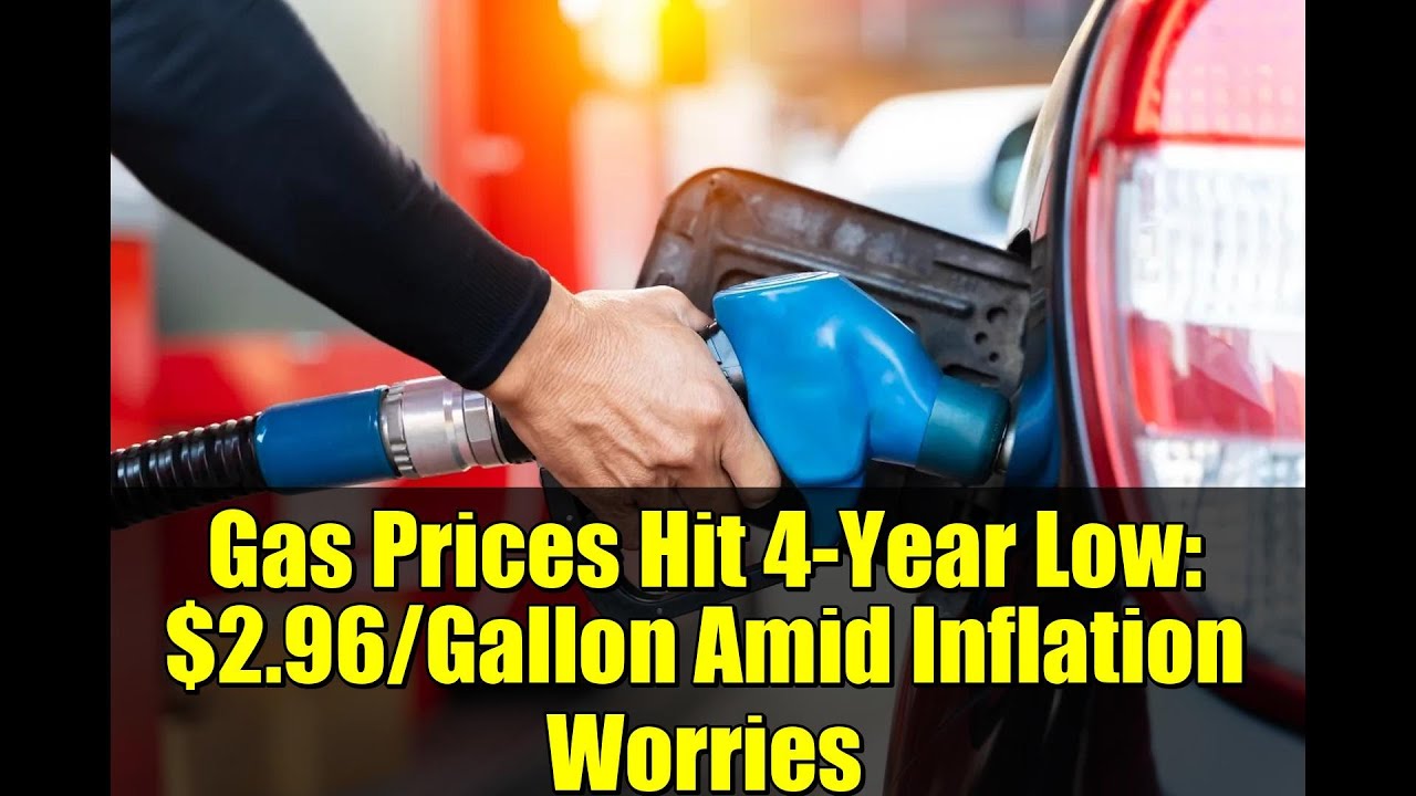 Цены на бензин достигли 4-летнего минимума: 2,96 доллара за галлон на фоне опасений по поводу инф...