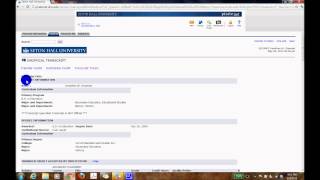 View Unofficial Transcript
