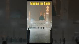 Barasti Gumbad e Khajra se takrati huyi boonde.#short #madinah #rain