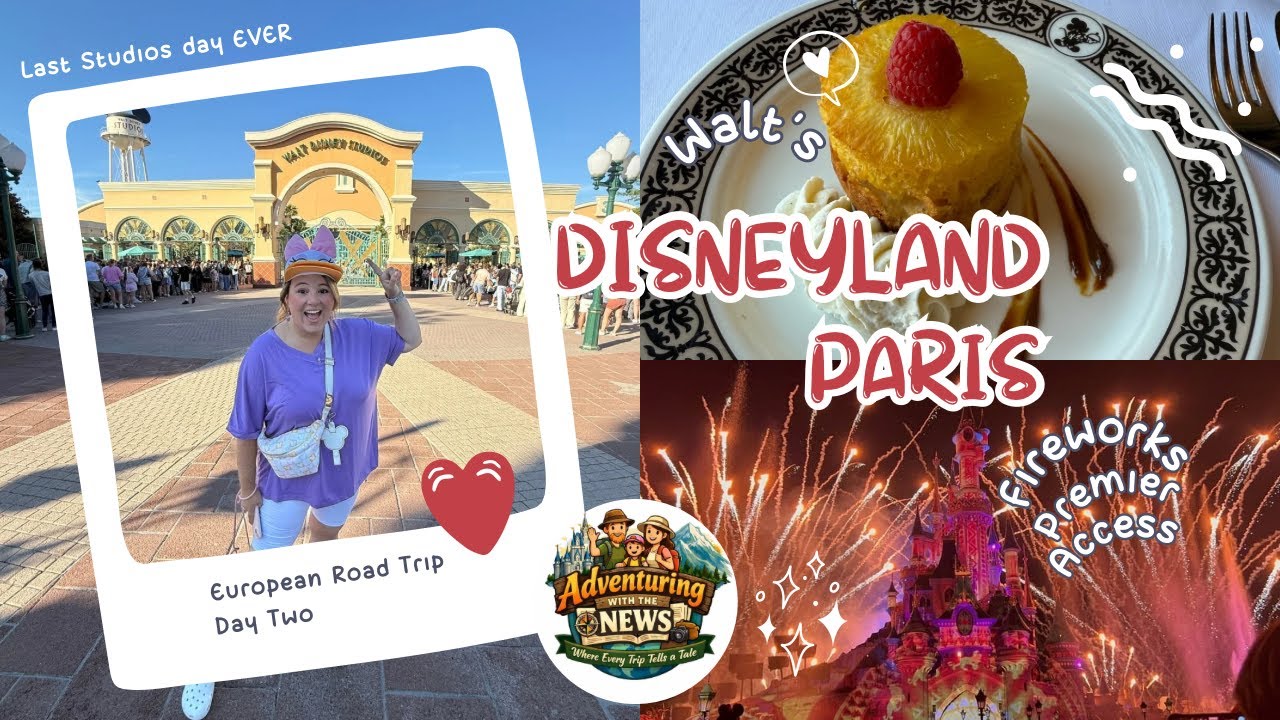 Two parks in one day at Disneyland Paris! - European road trip