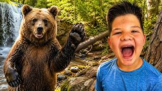 caleb goes bear hunt adventure woods kids outdoor adventure