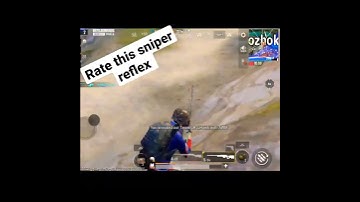 Rate this quick reflex AWM shot in close range #bgmi #shorts #pubg