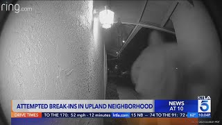 Upland residents on edge after attempted break-ins