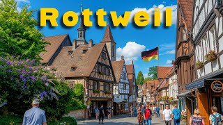 🔥 This German Town Feels Like a Fairytale 😍 Walking in Rottweil 🇩🇪 { Colorful Old Streets }