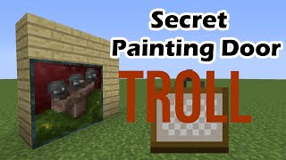 Minecraft Tutorial- Secret Room Troll Trapbetter Together