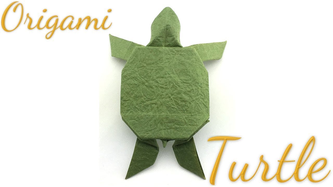 How to make ORIGAMI TURTLE by paper - YouTube