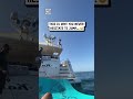 This is why you should commit when diving 😂🛳️                          🎥: Viralhog