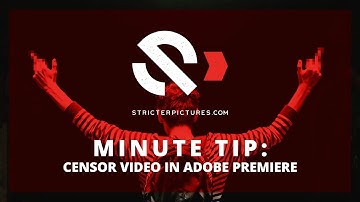 How to Censor Video in Adobe Premiere | Minute Tip | How To