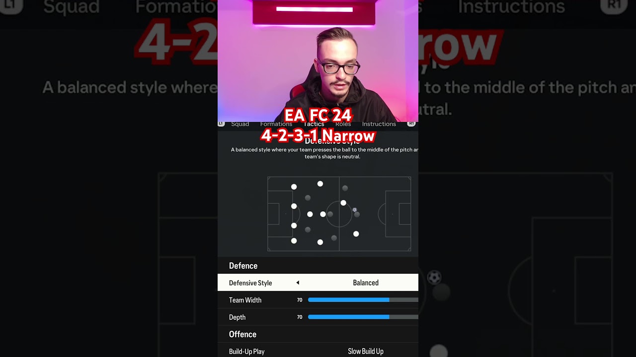 EA FC 24 4-2-3-1 Narrow 