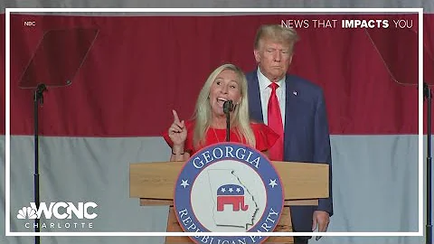 President Trump reacts to Marjorie Taylor Greene's resignation announcement