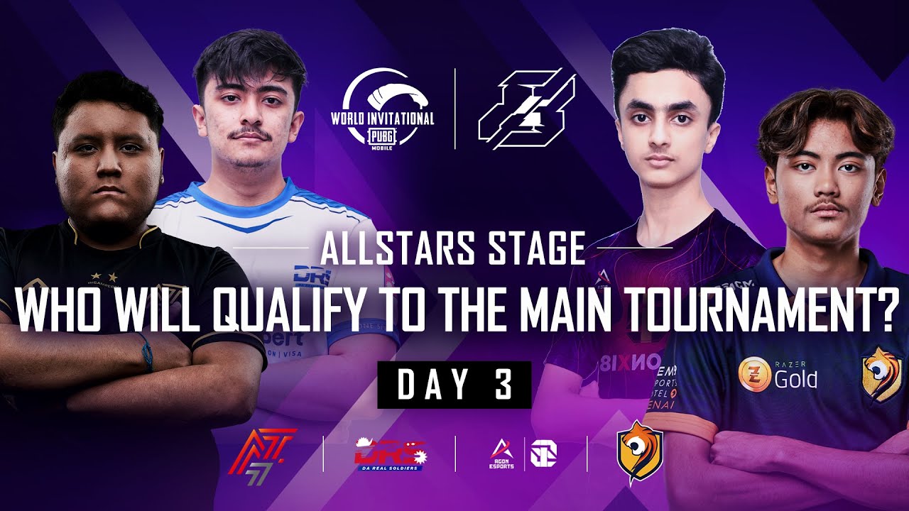 [EN] 2023 PMWI Allstars Stage Day 3 | Gamers8 | PUBG MOBILE World Invitational