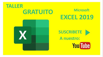 EXCEL 2019 - TALLER 07
