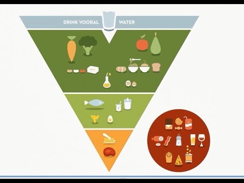 Triángulo de la alimentación subtitulado ( Instituto Flamenco de Vida Saludable)