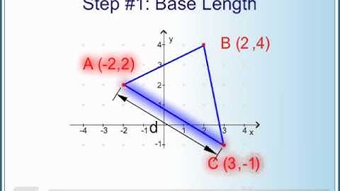 (3/6) Application of Distance Formulas on Finding the Area of Triangle  - ZeGenie.com