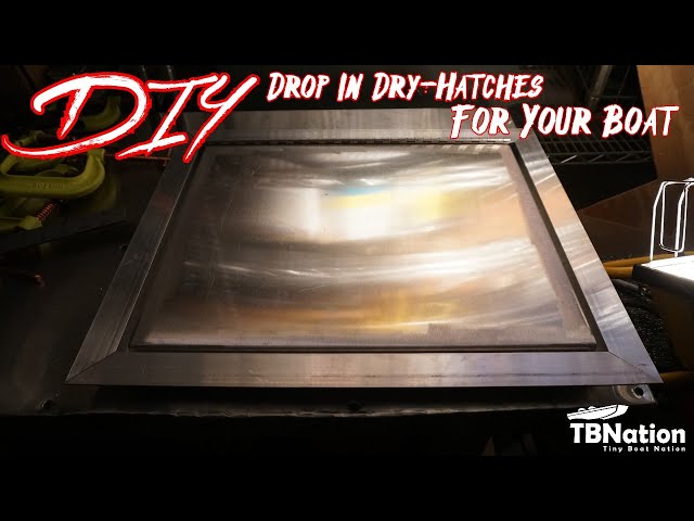 DIY Non-Welded Drop In Dry Hatches-- 1542 Jon Boat 