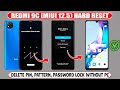 Redmi 9c Hard Reset Screen Lock Bypass Not Working 2024 Redmi 9c MIUI 12 5 Unlock Without Pc 