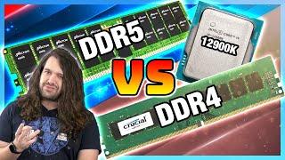 DDR5 vs. DDR4 Benchmarks on Intel i912900K (Alder Lake Memory Comparison)