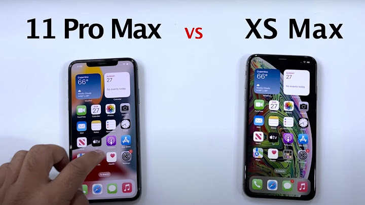 So sánh màn hình xs max và 11 pro max năm 2024