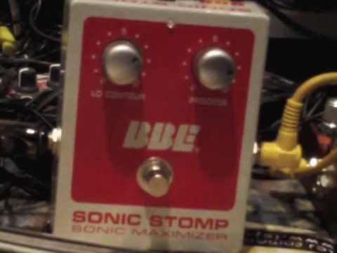 BBE Sonic Stomp pedal demo
