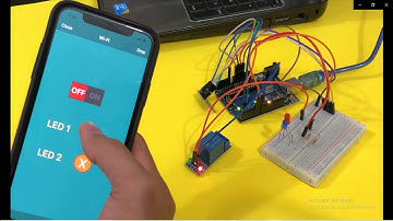 101 اسهل طريقة للتحكم بالاجهزة المنزلية من خلال الواي فاي  باستخدام الاردينو  وWIFI ESP8266 Model