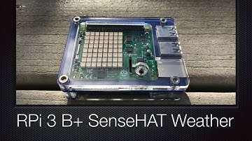 RPi 3B+ and SenseHAT Weather Datalogger