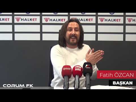Kulüp Başkanımız Sayın Fatih ÖZCAN'ın basın açıklaması.