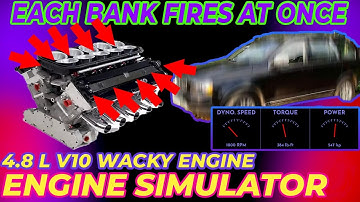 Engine Simulator | V10 4.8 but EACH cylinder BANK fires at once