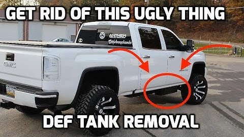 How To Remove DEF Tank From LML Duramax!